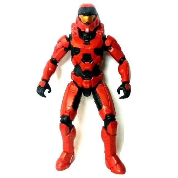 Halo Infinite Spartan Collection MK VII Red Action Figure Articulated Soldier - Picture 1 of 7